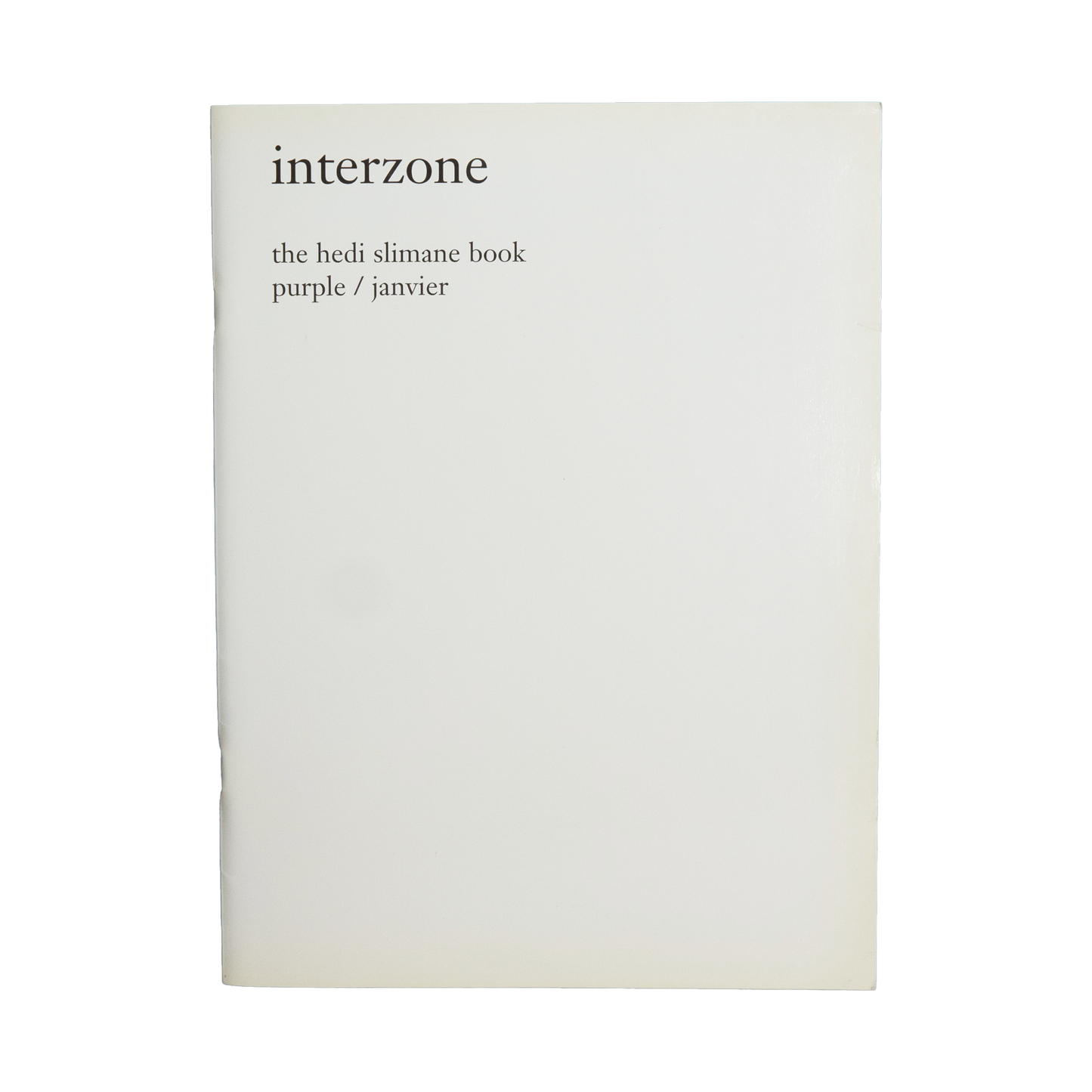 interzone Hedi slimane