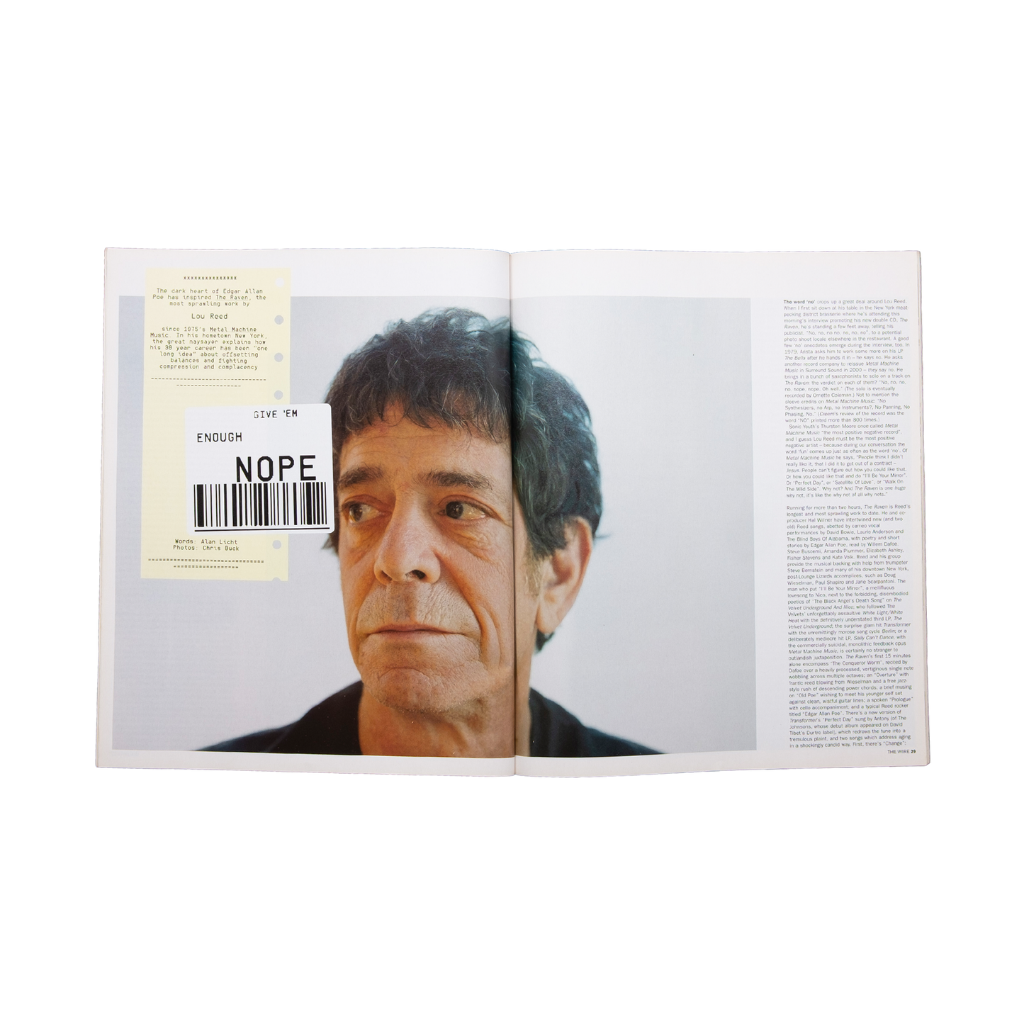 The Wire 228 - Lou Reed