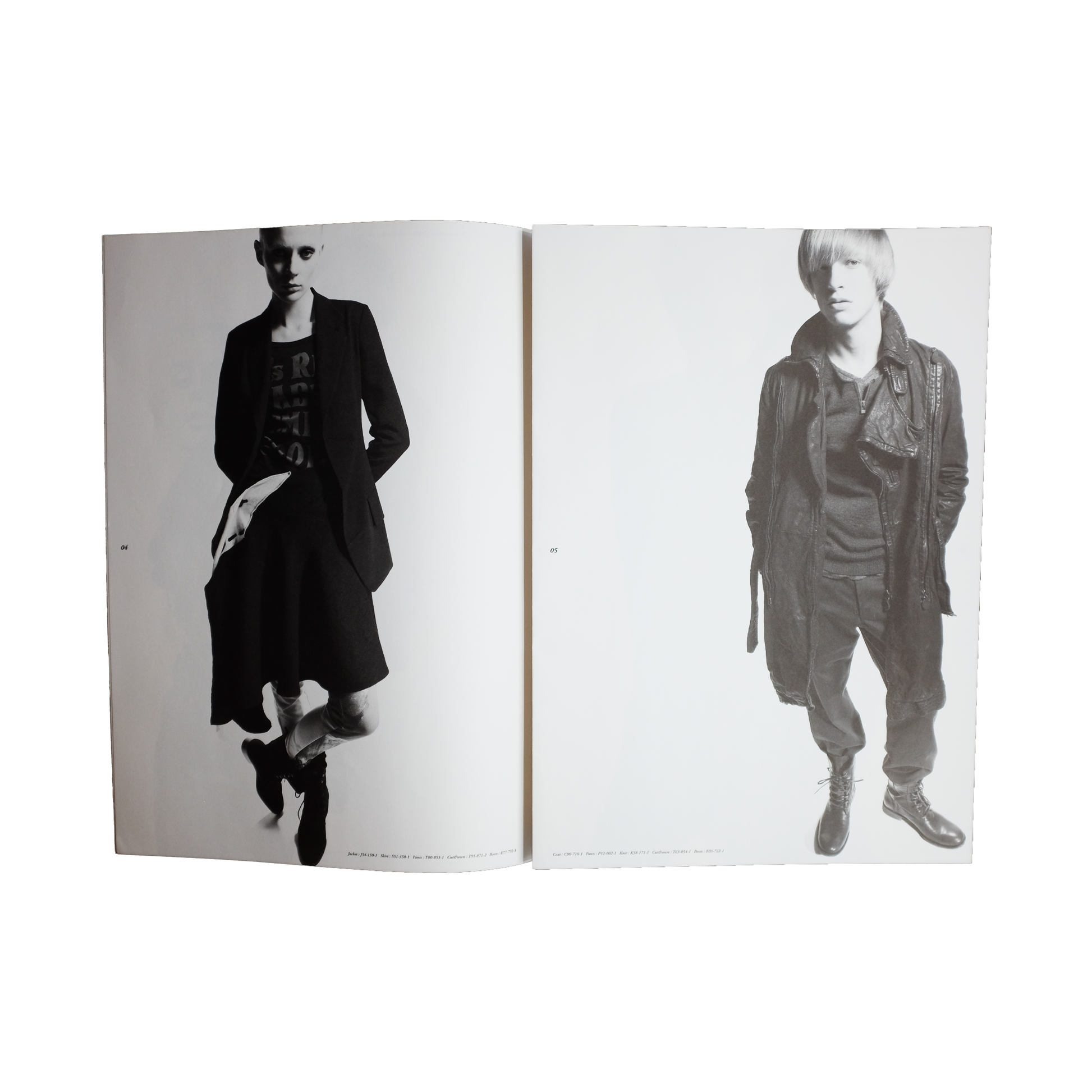 Bleu Minuit club. - Y's lookbook