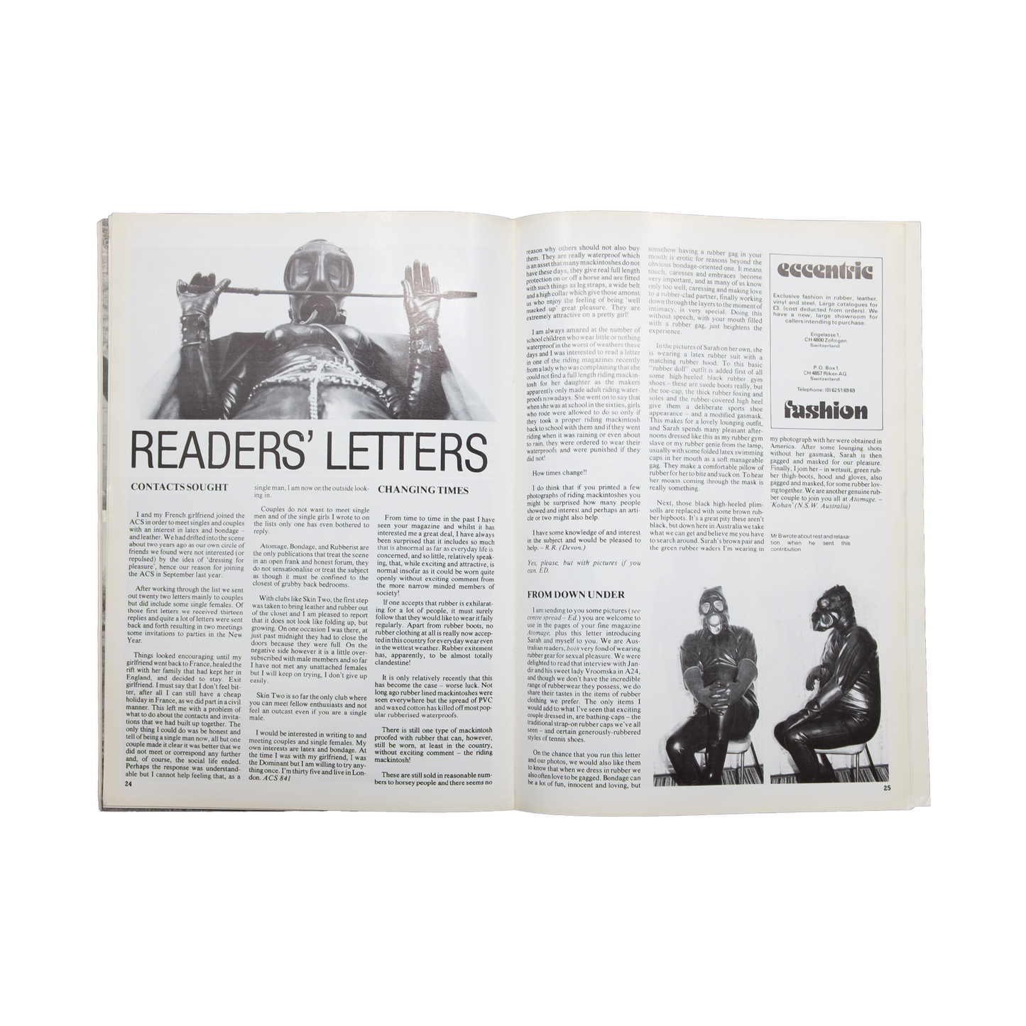 "The Rubberist" - numéro 3 du magazine AtomAge
