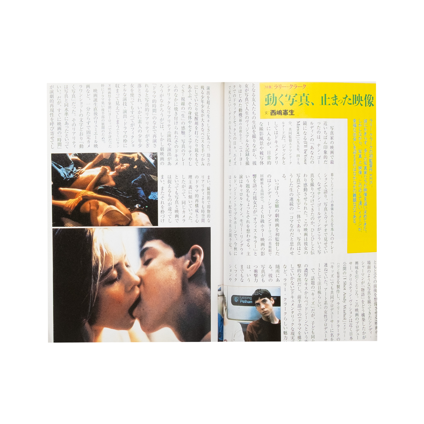 Bijutsu Techo volume 48 spécial Larry Clark