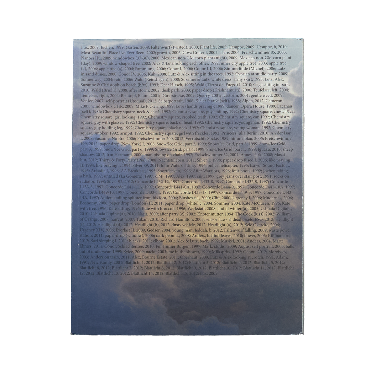 Bleu Minuit club. - Wolfgang Tillmans  Moderna Musset